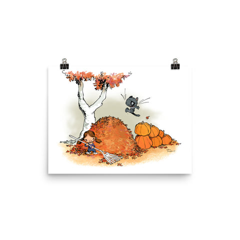 Autumn in Kiskaloo - enhanced matte paper poster