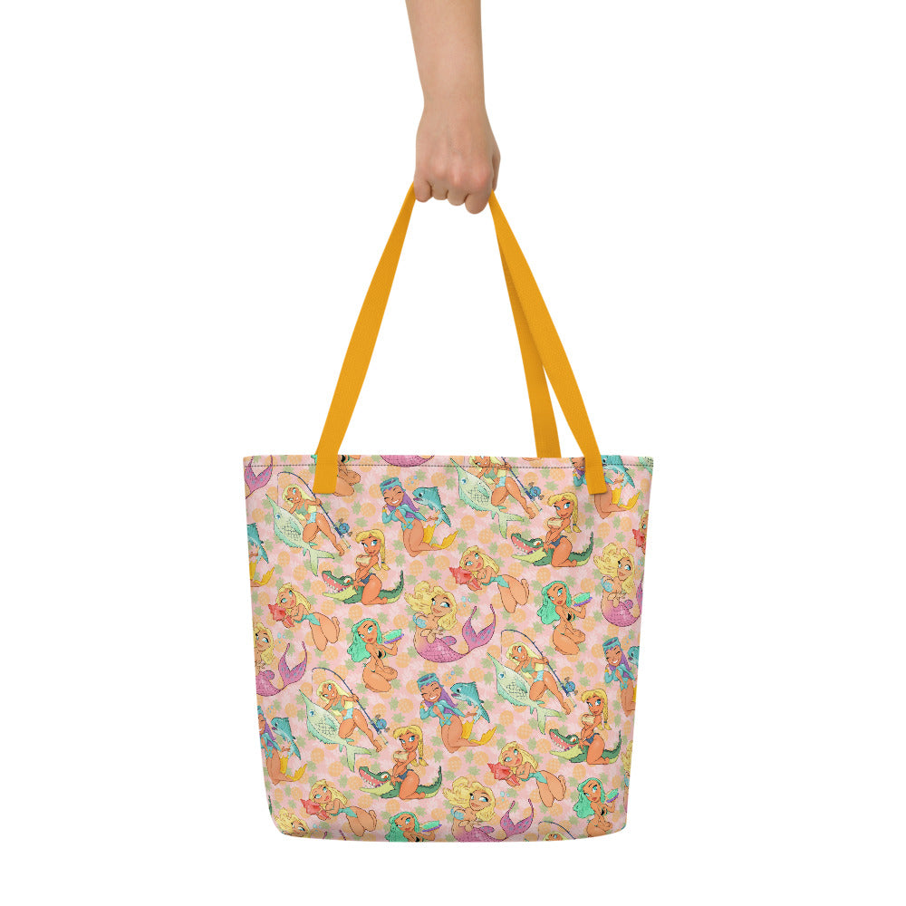 Girls beach deals tote