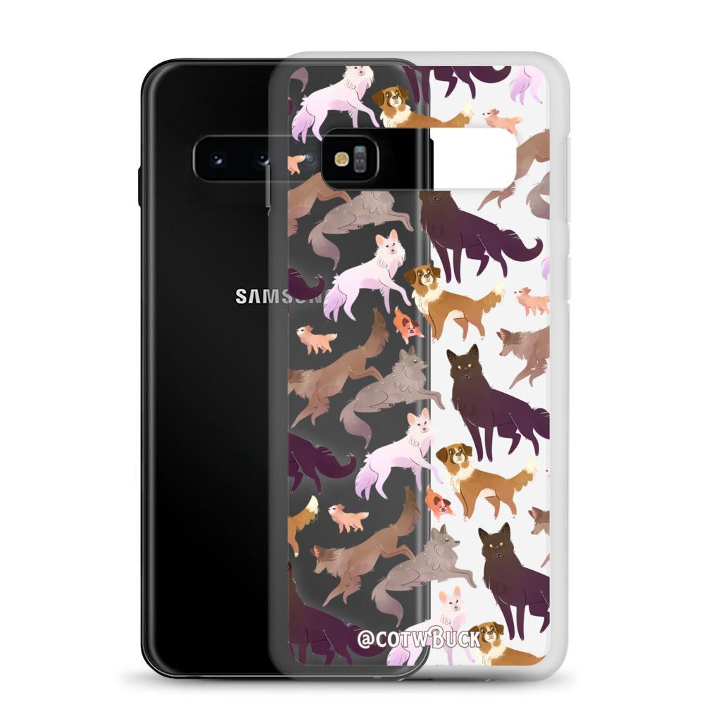 COTW Samsung case - Wild Family (clear)