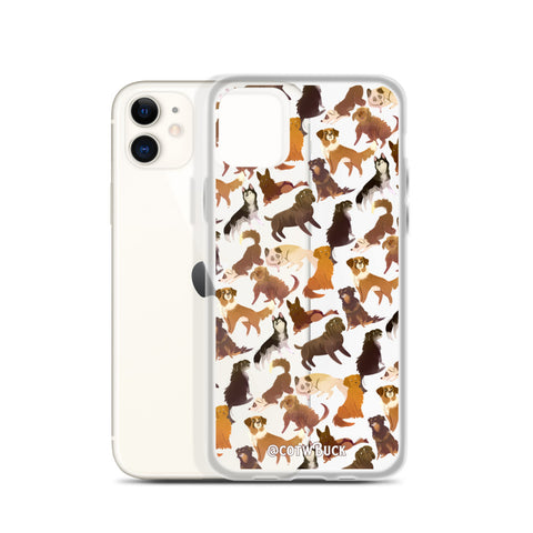 COTW iPhone case - Sled Dogs (clear)