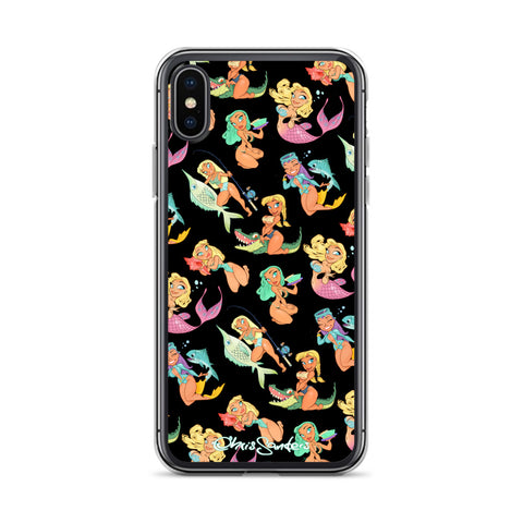 Florida Girls (black) - Pin-Up iPhone case