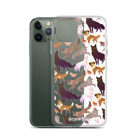 COTW iPhone case - Wild Family (clear)