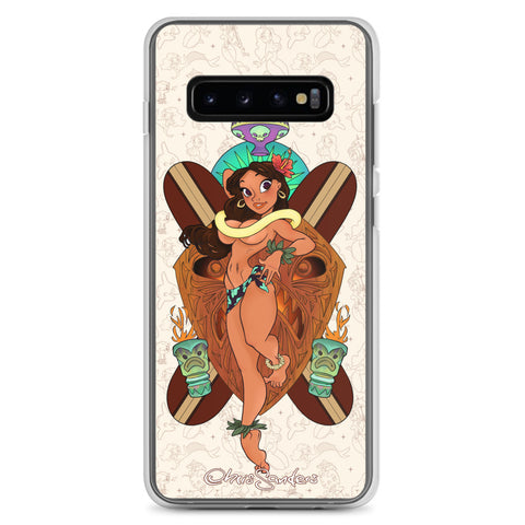 Island Girl (sand) - Pin-Up Samsung case