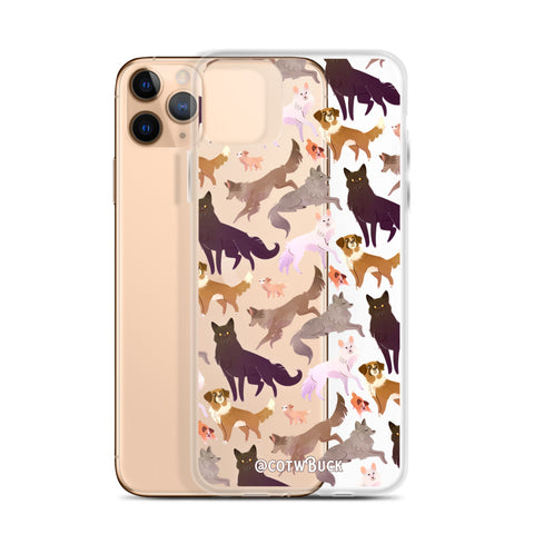COTW iPhone case - Wild Family (clear)