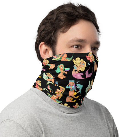 Florida Girls (black) - Pin-Up neck gaiter