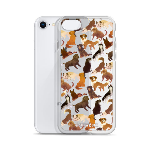 COTW iPhone case - Sled Dogs (clear)