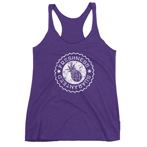 Freshness Guaranteed - racerback tank - women's