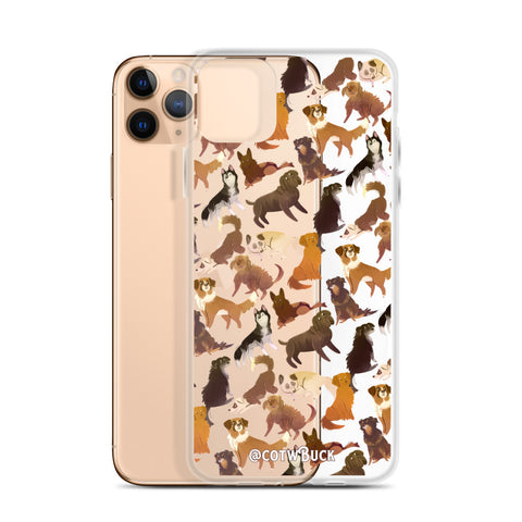 COTW iPhone case - Sled Dogs (clear)