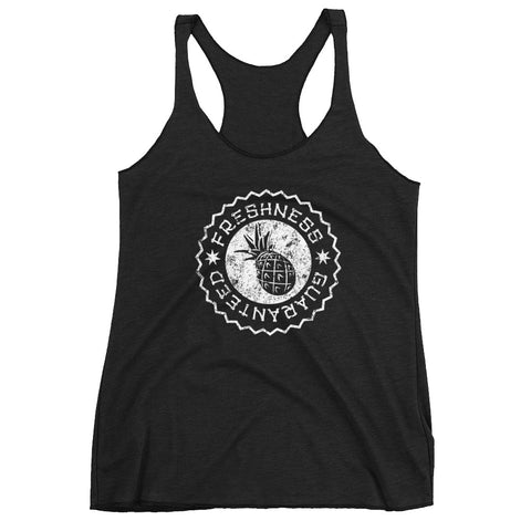 Freshness Guaranteed - racerback tank - women's