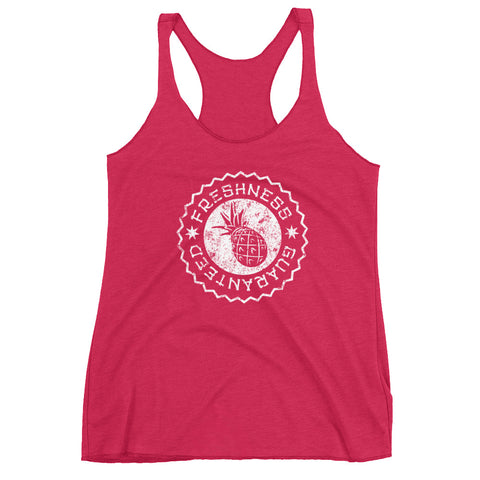 Freshness Guaranteed - racerback tank - women's