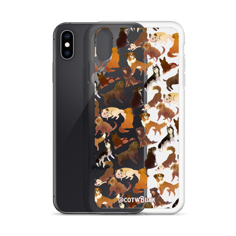 COTW iPhone case - Sled Dogs (clear)
