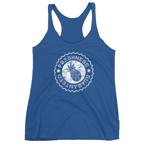 Freshness Guaranteed - racerback tank - women's