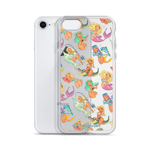 Florida Girls (clear) - Pin-Up iPhone case