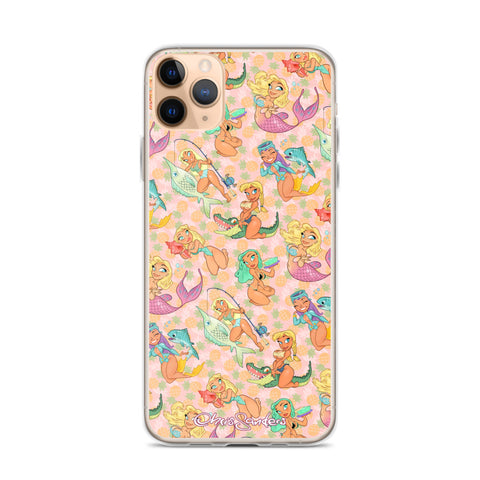 Florida Girls (Pink Pineapple) - Pin-Up iPhone case