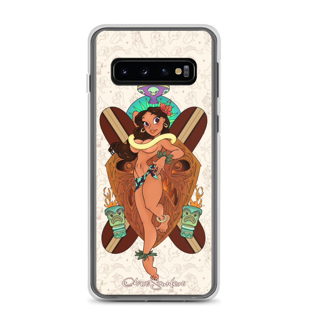 Island Girl (sand) - Pin-Up Samsung case