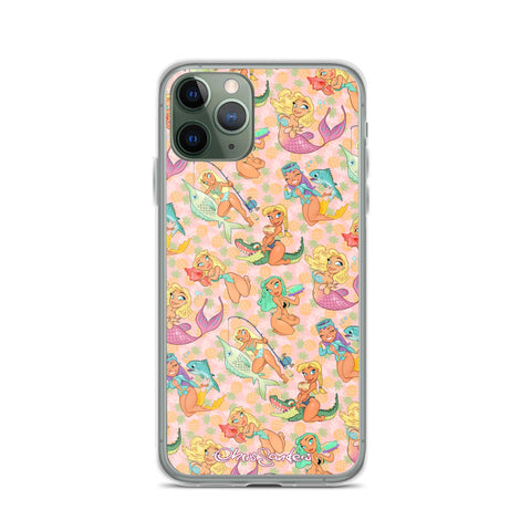 Florida Girls (Pink Pineapple) - Pin-Up iPhone case