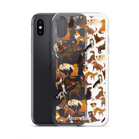 COTW iPhone case - Sled Dogs (clear)