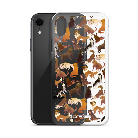 COTW iPhone case - Sled Dogs (clear)