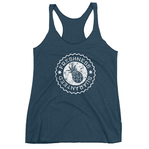 Freshness Guaranteed - racerback tank - women's