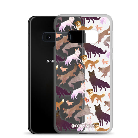 COTW Samsung case - Wild Family (clear)