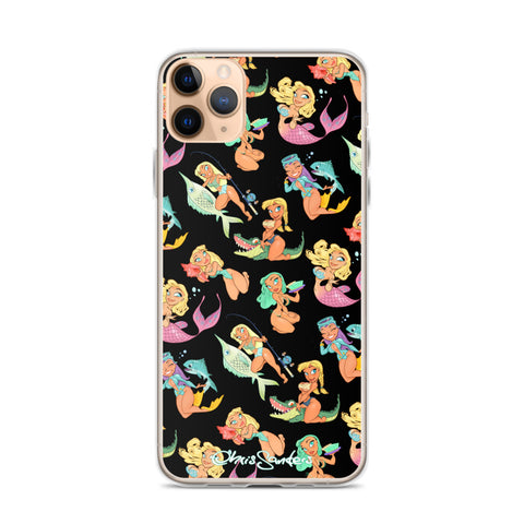 Florida Girls (black) - Pin-Up iPhone case