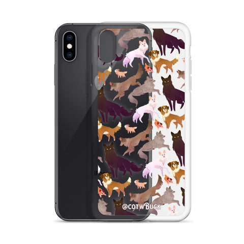 COTW iPhone case - Wild Family (clear)