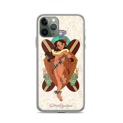 Island Girl (sand) - Pin-Up iPhone case