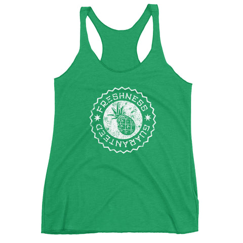 Freshness Guaranteed - racerback tank - women's