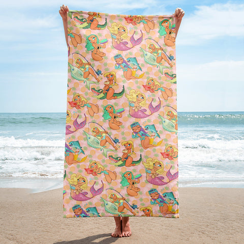 Florida Girls - Pin-Up beach towel