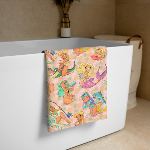 Florida Girls - Pin-Up beach towel